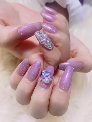 セミロング 💜MIYA nail川崎店のネイルデザイン