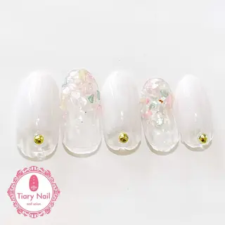 ネイル 💗🪽Tiary Nail🪽💗のネイルデザイン