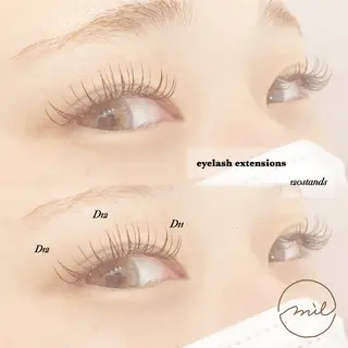 マツエク・マツパ mil❤︎ Kahoのマツエク・マツパデザイン