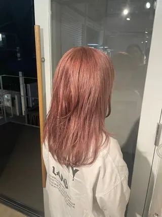 ロング 絶対綺麗な暖色カラー 🎯あります✨増渕✨のヘアスタイル