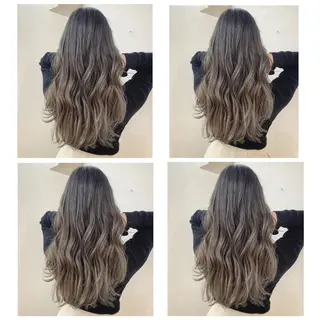 ロング カラー 京都大人女性ショート 徒歩1分/秋山のヘアスタイル
