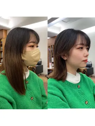 ミディアム Paddle所属・似合わせレイヤー/ レイヤーパーマ/高倉のヘアスタイル