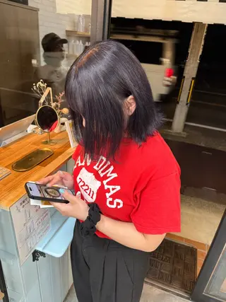 Lin.103所属・坂口 麗杏のヘアスタイル