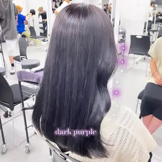 ロング カラー 𝘳𝘺𝘰𝘬𝘢 髪質改善／ブリーチのヘアスタイル