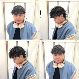 パーマ メンズ 茅ヶ崎パーマ特化/ スパイラル/ハルキのヘアスタイル
