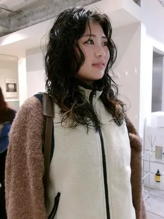 ロング パーマ ANY/ Nanaのヘアスタイル