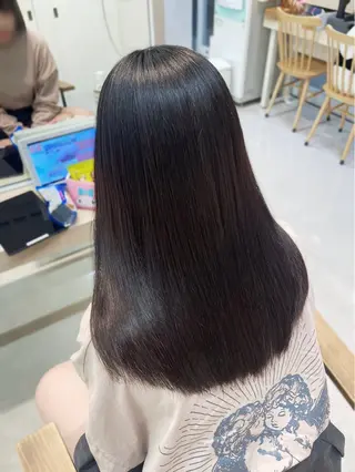 ロング かずや🍀/髪質改善 /艶髪カラー/眉毛のヘアスタイル