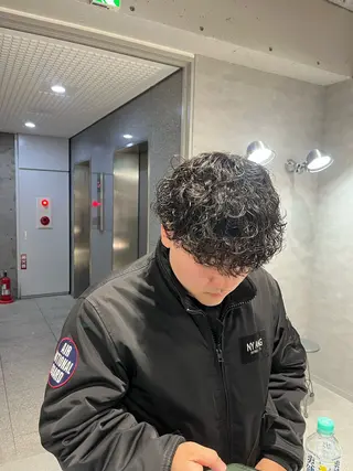 ショート カラー パーマ メンズ 🔥メンズ 特化🔥菊水皐暉🔥のヘアスタイル