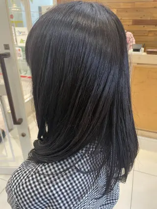 ミディアム ちぐさ/暖色/ ワンカラー🤍のヘアスタイル