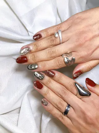 ネイル nailsalon　hue所属・小山 羽奈のネイルデザイン