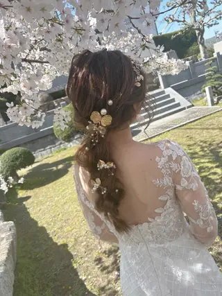 ロング PACE所属・ayumi ／透明感カラーのヘアスタイル