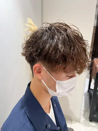 ショート パーマ メンズ 桜新町メンズ特化| ユウダイのヘアスタイル