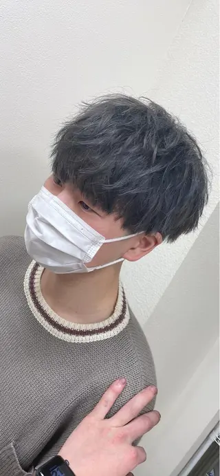 ショート カラー メンズ Ren 韓国風のヘアスタイル