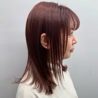 セミロング 指名支持率NO.1 スタイリストのヘアスタイル