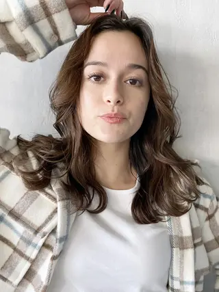 ロング カラー パーマ ヘアアレンジ ITbyALBUM 浦和店のヘアスタイル