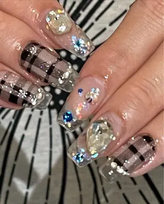 ネイル 8113 海外/y2k/韓国のネイルデザイン