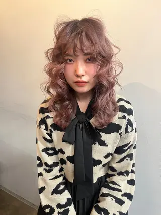 セミロング ボブ× フェイスレイヤー🩰のヘアスタイル