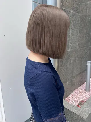 ショート カラー FAHREN-PURE所属・韓国ヘアカラーパーマ 遠藤のヘアスタイル