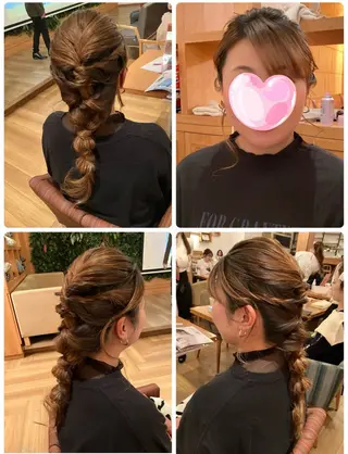 ヘアアレンジ 美容室chou＊chou所属・河邊マリコ まつ毛＆ヘッドスパ✨のエステ・リラクイメージ