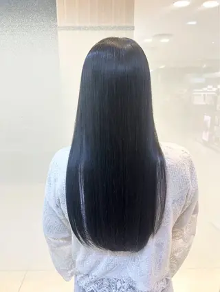 ロング カラー 髪質改善/縮毛矯正 ササキナツミのヘアスタイル