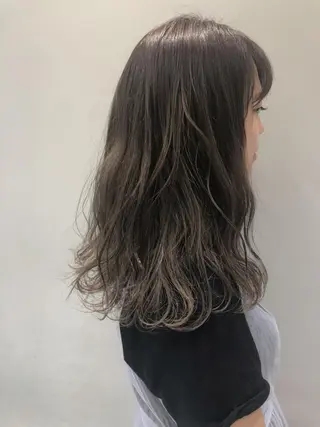 ミディアム 似合わせ艶髪カラー ❤️ハダユミのヘアスタイル