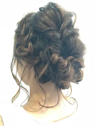 ミディアム ヘアアレンジ 似合わせカラー✨人気 荻窪🌈川端風子のヘアスタイル