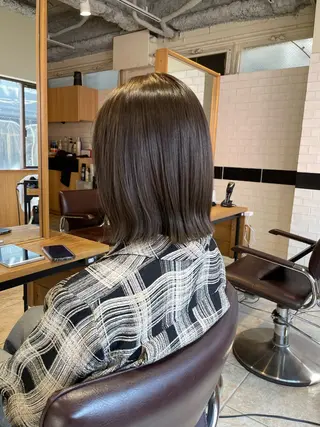 ショート カラー ボブ／髪質改善／ 銀座／CHIEのヘアスタイル