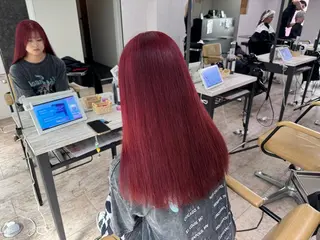 ロング カラー 🔥ブリーチカラー 槙川のヘアスタイル