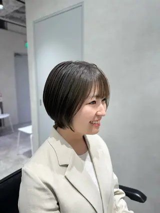 ショート 大阪梅田 稲葉利也斗のヘアスタイル