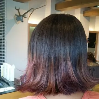 カラー 堀 望美のヘアスタイル