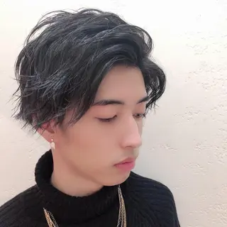 パーマ メンズ enntaku 新宿所属・MASANA 🎱ディレクターのヘアスタイル