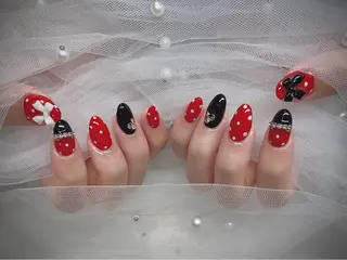 ネイル I-nailロング /ワンホン/キラキラのネイルデザイン