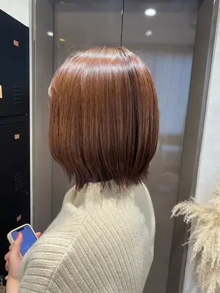 ショート カラー 透明感カラー/韓国 ヘア🩶yuri🩵のヘアスタイル