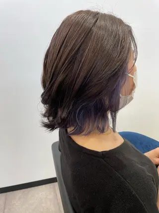 ミディアム 渡邉 孝洋のヘアスタイル