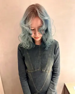 カラー 渋谷/ハイトーン/ 💫airi🪽のヘアスタイル