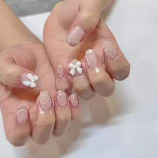 ネイル 𝕄𝕚𝕪𝕦🤍 自由が丘⌇パラジェルのネイルデザイン