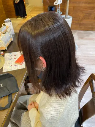 セミロング カラー niconail 千歳烏山店所属・niconail 🧣ayu 📍烏山のネイルデザイン