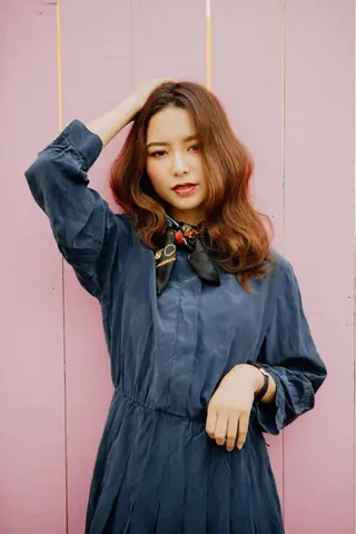 セミロング Gemini代表 Maedaのヘアスタイル