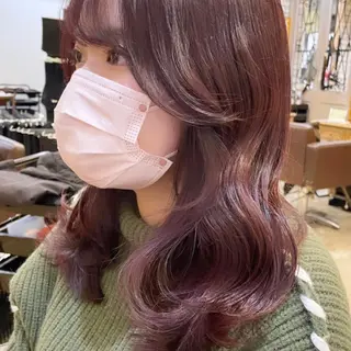 ミディアム 縮毛矯正×髪質改善 小笠原大樹のヘアスタイル