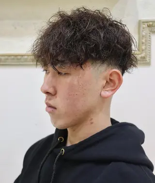 パーマ メンズ 年間2000名担当◎ パーマ職人/仲原佑樹のヘアスタイル