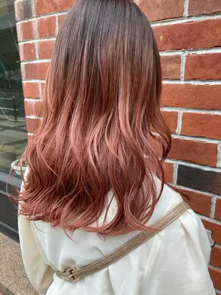 ミディアム カラー 髪質改善/痛ませ ないカラー/西村航大のヘアスタイル