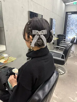 ロング ヘアアレンジ blink所属・暖色/ブラウン/ 透明感/ゆうかのヘアスタイル