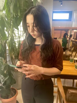 ロング カラー パーマ パーマ美容師 hanaのヘアスタイル