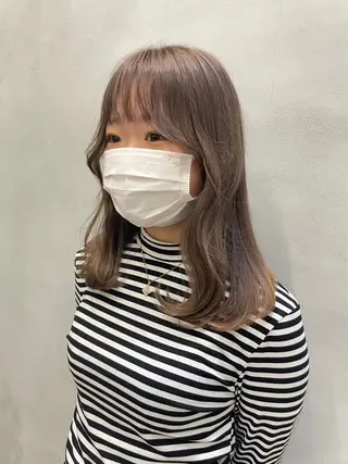 カラー muku所属・レディースカット モデル/ayunaのヘアスタイル