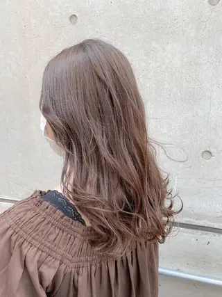 セミロング カラー SALOWIN神戸三宮East店所属・【透明感、艶髪】西村 有司のヘアスタイル