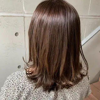 セミロング 庄司 美佑樹のヘアスタイル