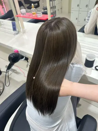 ロング カラー 🤍韓国大人っぽ ベージュMAI🤍のヘアスタイル
