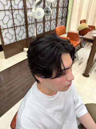 ショート パーマ メンズ AROH  men's cut&men's perm 船橋店所属・🧊メンズ特化🧊 高木航希のヘアスタイル