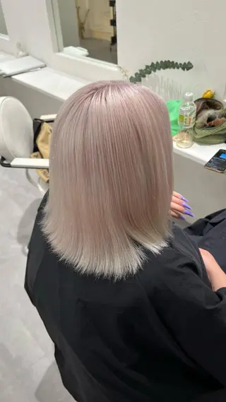 カラー HONO/韓国 🇰🇷大阪エクステのヘアスタイル