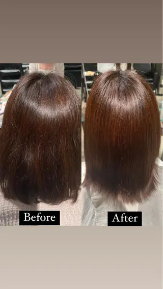 ミディアム Ainoa nouer所属・✨髪質改善/代々木 新宿/縮毛矯正✨のヘアスタイル